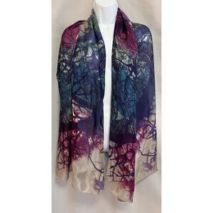 Women's Scarf Multicolor 70"x19"‎